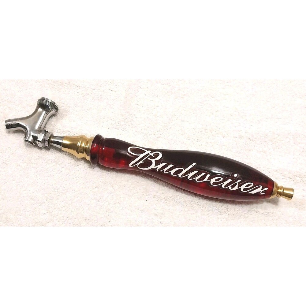Vintage Budweiser Beer Tap Handle And Head Commercial #C011